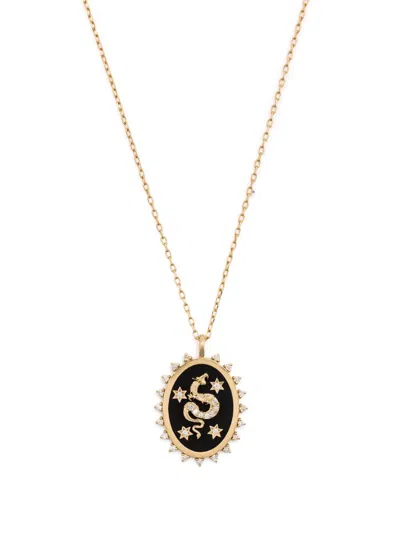 Adina Reyter 14k Yellow Gold Dragon Diamond Pendant