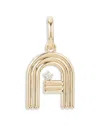 Adina Reyter Groovy Diamond Initial Hinged Charm