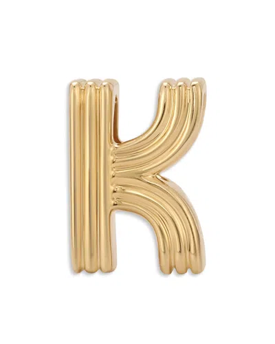 Adina Reyter 14k Yellow Gold Groovy Initial Midi Bead