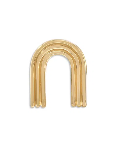 Adina Reyter 14k Yellow Gold Groovy Initial Midi Bead