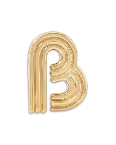 Adina Reyter 14k Yellow Gold Groovy Initial Midi Bead