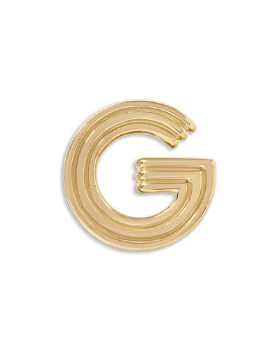 Adina Reyter 14k Yellow Gold Groovy Initial Midi Bead