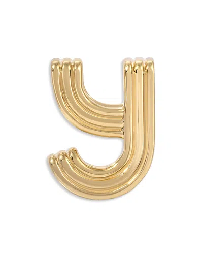 Adina Reyter 14k Yellow Gold Groovy Initial Midi Bead