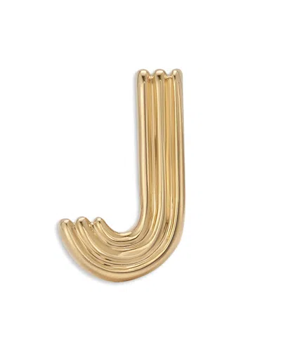 Adina Reyter 14k Yellow Gold Groovy Initial Midi Bead