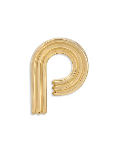 Adina Reyter 14k Yellow Gold Groovy Initial Midi Bead