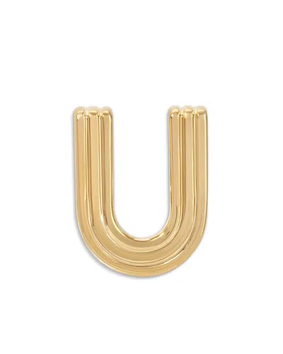 Adina Reyter 14k Yellow Gold Groovy Initial Midi Bead