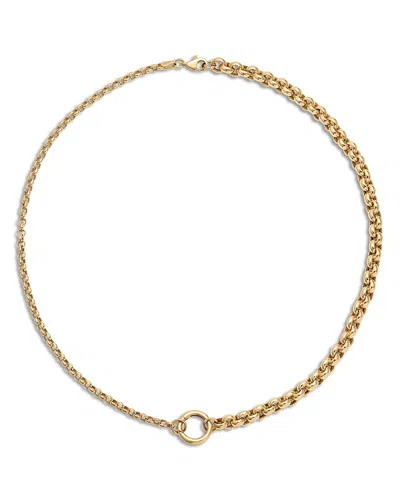 Adina Reyter 14k Yellow Gold Half & Half Rolo Chain Link Necklace, 18