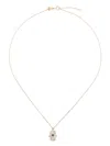 Adina Reyter 14k Yellow Gold Hamsa Diamond Necklace In Gold