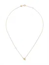Adina Reyter 14kt Yellow Gold Heart-pendant Diamond Necklace In Gold