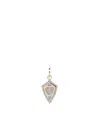 Adina Reyter 14k Yellow Gold Heart Shield Diamond Pendant In Gold