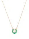 Adina Reyter 14kt Yellow Gold Horseshoe Diamond Pendant Necklace In Gold
