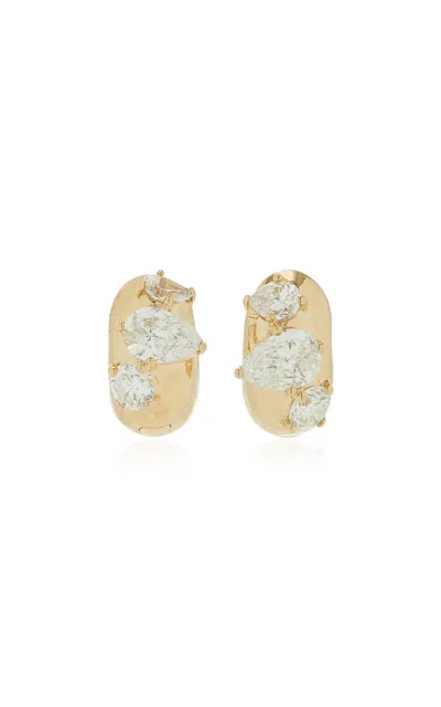 Adina Reyter 14k Yellow Gold Huggie Hoop Earrings