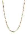 ADINA REYTER 14K YELLOW GOLD ITALIAN LINK CHAIN NECKLACE, 16