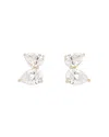 ADINA REYTER 14K YELLOW GOLD LAB GROWN DIAMOND PETAL STUD EARRINGS
