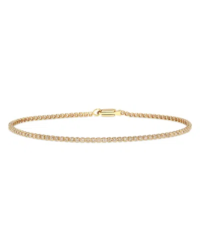Adina Reyter 14k Yellow Gold Lightweight Diamond Tennis Bracelet, 0.95 Ct. T. W.