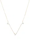 Adina Reyter 14kt Yellow Gold Love Diamond Necklace In Gold