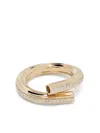 Adina Reyter 14k Yellow Gold Pasta Macaroni Eternity Diamond Ring In Gold