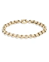 ADINA REYTER 14K YELLOW GOLD ROLO LINK CHAIN BRACELET