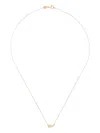 Adina Reyter 14kt Yellow Gold Wing-pendant Diamond Necklace In Gold