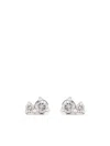 Adina Reyter 14k Yellow Gold Tiny Amigos Diamond Earrings In Gold
