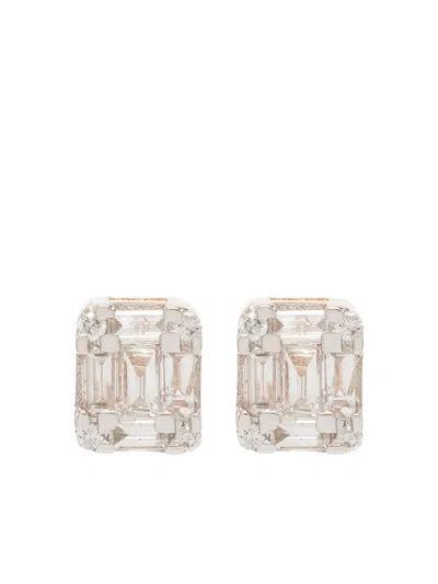 Adina Reyter 14k Yellow Gold Square Diamond Stud Earrings