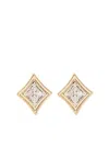 Adina Reyter 14k Yellow Gold Make Your Move Diamond Cluster Stud Earrings In Gold