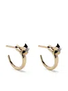 Adina Reyter Gold-plated Shooting Star Diamond Earrings In Gold
