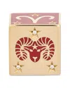 Adina Reyter 9k Aries Zodiac Diamond & Ceramic Block Big Bead