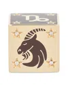 Adina Reyter 9k Capricorn Zodiac Diamond & Ceramic Block Big Bead