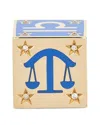 Adina Reyter 9k Libra Zodiac Diamond & Ceramic Block Big Bead