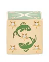 Adina Reyter 9k Pisces Zodiac Diamond & Ceramic Block Big Bead
