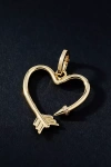 Adina Reyter Arrow Heart Diamond Charm In Gold