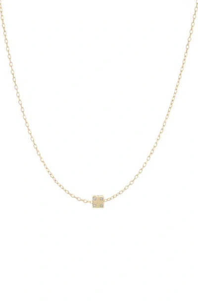 Adina Reyter Bead Party Diamond Dice Bead Necklace In Yellow