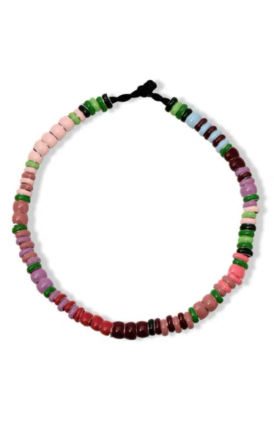 Adina Reyter Bouquet Mini Beaded Bracelet In Multi