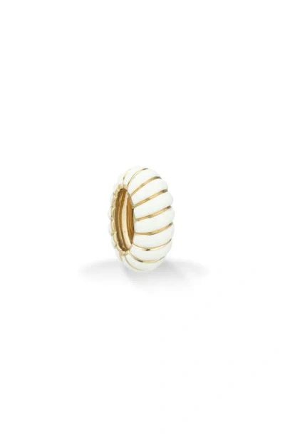 Adina Reyter Ceramic Wave Bead In White