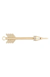 Adina Reyter Diamond Arrow Hinged Charm In Gold