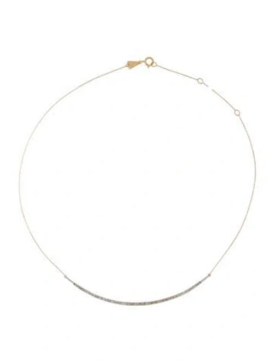 Pre-owned Adina Reyter Diamond Collar Necklace, 13.5" In Multi