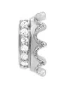 Adina Reyter Diamond Crown Pendant Charm In Silver