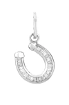 Adina Reyter Diamond Horseshoe Charm In Metallic