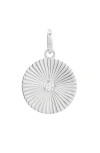 Adina Reyter Diamond Rays Charm In Silver