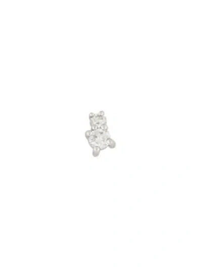 Pre-owned Adina Reyter Diamond Single Stud Earring In Multi