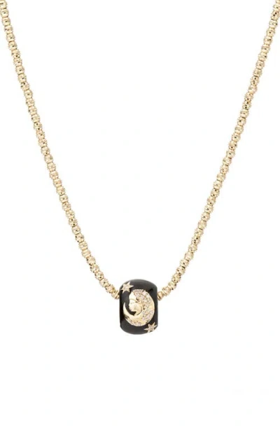 Adina Reyter Diamond Zodiac Pendant Necklace In Yellow Gold - Virgo