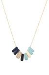 ADINA REYTER ADINA REYTER ENAMEL & DIAMOND CHARM NECKLACE