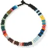 Adina Reyter Enamel Big Bead Hang Tight Dice Necklace In Silver