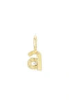 Adina Reyter Groovy Diamond Initial Charm
