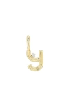 Adina Reyter Groovy Diamond Mini Initial Charm