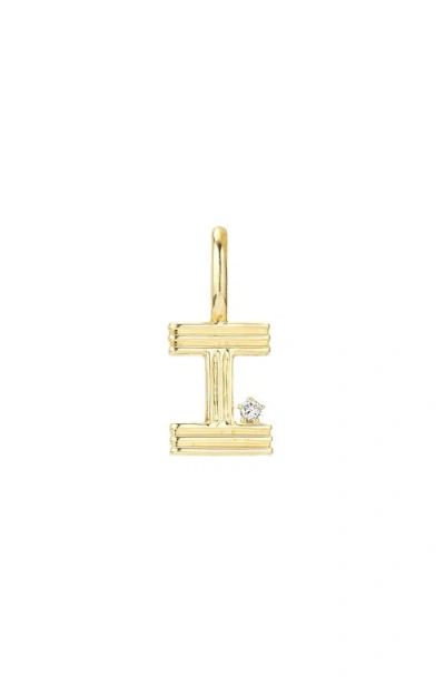 Adina Reyter Groovy Diamond Mini Initial Charm