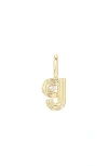 Adina Reyter Groovy Diamond Mini Initial Charm