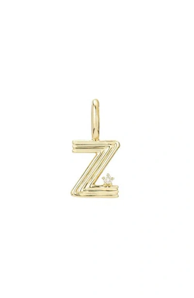 Adina Reyter Groovy Diamond Mini Initial Charm