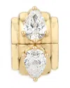 Adina Reyter Groovy Lab Grown Diamond Hidden Message Big Bead In 14k Yellow Gold In Gold